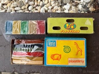 2 X retro nerozbalená modelína