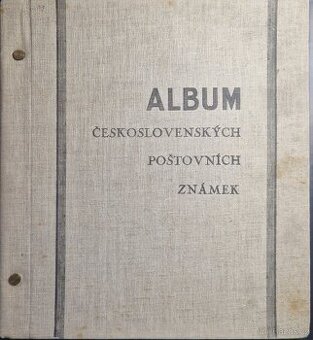 Československé poštovní známky vč. alba
