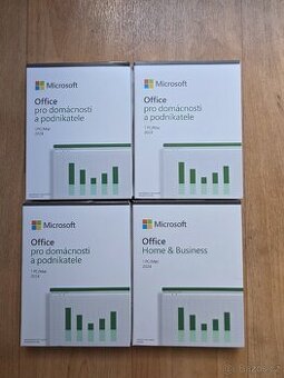 MS Office pro domácnosti a podnikatele 2024 cz krabička