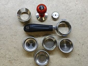 Rancilio nahá páka + precizní misky a tamper