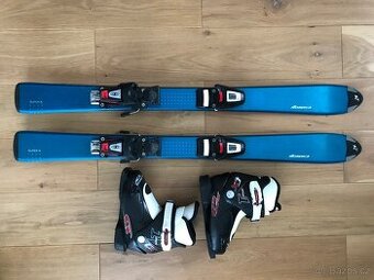 Detske lyze Nordica 100 cm lyzaky vel. 28