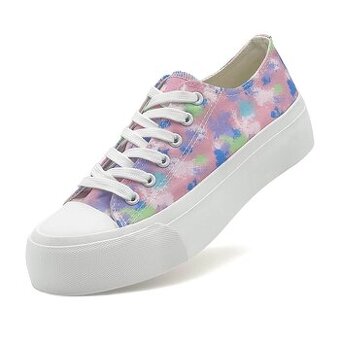 Sneaker Dámské plátěné boty s tlustou podrážkou 5 Kusů.