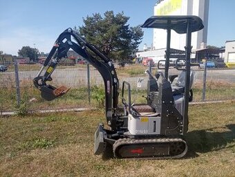 minibagr, joysticky, bagřík, pásový bagr