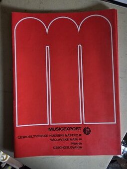 Music Export Katalog s hudebními nástroji