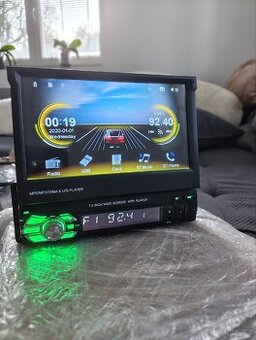 1din autorádio dotykový LCD