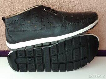 boty Helvesko Swiss Black kožené vel.40