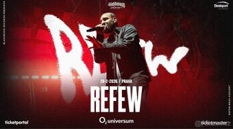 2x Lístek na REFEW – O2 universum, Praha (28. 2. 2026)