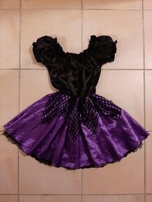 Šaty čarodejnice halloween vel.98-104