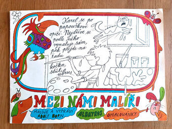 Mezi námi malíři Adolf Born omalovánky 1979
