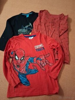 Chlapecke trika dl. rukáv 3 ks 116-128