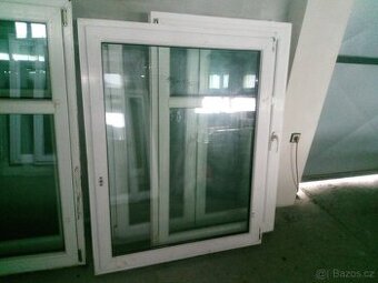 Plastové okno, demontované 116x146