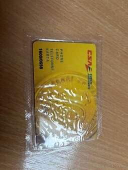 telefonní karta ČSA