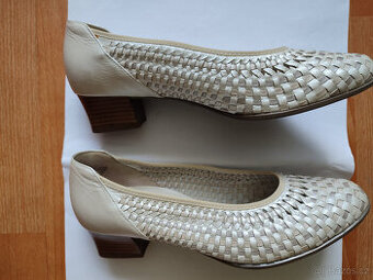 Kožené dámské polobotky - zn.THERESIA M.-v. 39-Německo