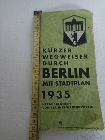 Mapa Berlína z r. 1935