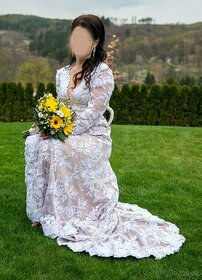 zakázkové svatební šaty - 1