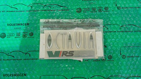 Nový originál zadní nápis Škoda Octavia RS