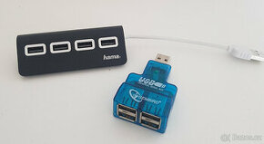 USB Hama a Gembrid rozbočovač