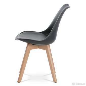 Jídelní židle Sconto Sabrina plast/dřevo 6 kusů
