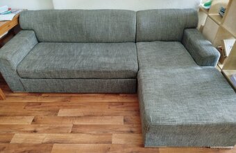 Rohová textilní sedačka - za odvoz