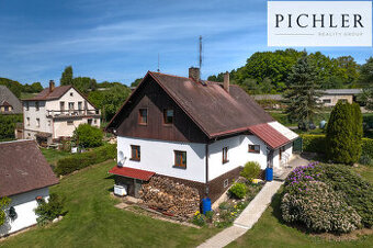 Prodej patrového RD s pozemkem 4224 m2, Nová Ves, Třemešné (