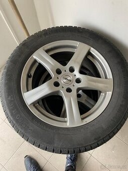 Alu kola 5x112 215/60/16 - zimní pneumatiky Continental