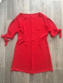 Dámské červené šaty vel. S/M