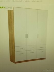 2x Šatní skříň CARRYHOME 136/197/54 cm