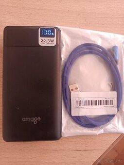 Powerbanka 20 000mAh, rychlonabíjení 22,5 W.
