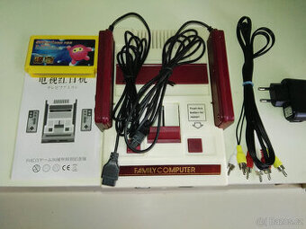 Herní konzole FAMICOM + příslušenství + hry