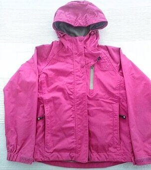 Wanabee bunda podzimní  fuchsie s kapucí dívčí 116