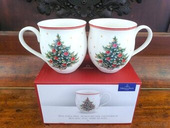 2ks NOVÝ Villeroy & Boch Toy's Delight vánoční hrnek velký 