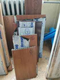 vnitřní PVC parapety - dřevodekor, různé rozměry