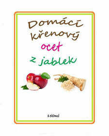 Domácí jablečný ocet s křenem