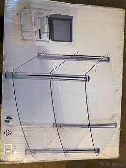 Prodám tv televizní stolek skleněný