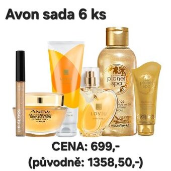 Avon NOVÁ sada 6 ks výrobků