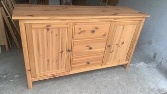 Ikea Hemnes velká komoda příborník masiv Leksvik