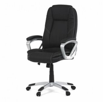 Kancelářské křeslo v černé ekokůži model KA-Y282 BK