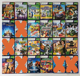 Kinect hry na Xbox 360 Praha