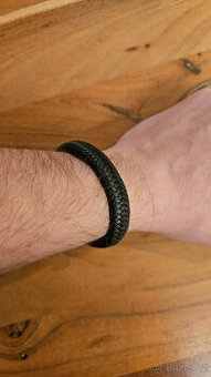 Pánský kožený náramek