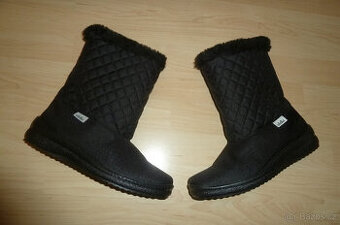 Dámské kozačky sněhule Vlnka vel. 39 s ovčí vlnou