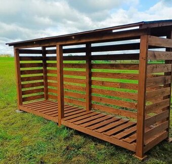 Dřevník - přístřešek na dřevo - 1