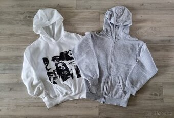 2x dívčí mikina, vel 146/152