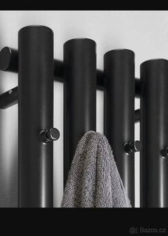 Koupelnové topení černý mat N. O. V. É