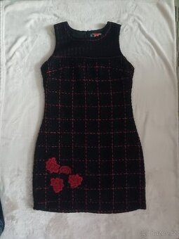 Desigual teplé,pouzdrové šaty vel.38