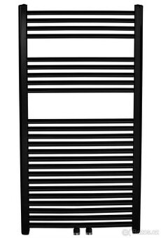 Radiátor koupelnový kombinovaný Novaservis 120x60 cm černá