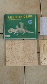 3D dřevěné puzzle Dinosaurus