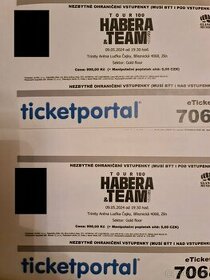 2x vstupenka Habera & TEAM TOUR 100 9.5.2024 Zlín 19:30 hod