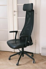 Kancelářská židle JÄRVFJÄLLET (IKEA) v kůži 2x - 1