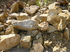 Krásný žlutý kámen do Gabionů, skalek i jako soliterní prvek - 1