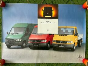 Mercedes-Benz Sprinter prospekt a plakát - 1